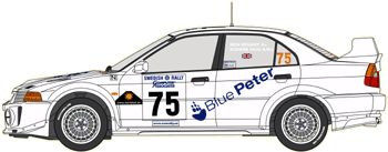 Blue Peter Lancer Evo5